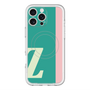 スリムプロテクションプレミアムケース with MagSafe［ オリジナル - initial color line - Z green ］