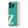 スリムプロテクションプレミアムケース with MagSafe［ オリジナル - initial color line - Z green ］