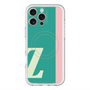 スリムプロテクションプレミアムケース with MagSafe［ オリジナル - initial color line - Z green ］