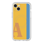 スリムプロテクションプレミアムケース with MagSafe［ オリジナル - initial color line - A orange ］
