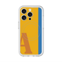 スリムプロテクションプレミアムケース with MagSafe［ オリジナル - initial color line - A orange ］