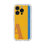 スリムプロテクションプレミアムケース with MagSafe［ オリジナル - initial color line - A orange ］