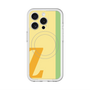 スリムプロテクションプレミアムケース with MagSafe［ オリジナル - initial color line - Z yellow ］