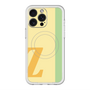 スリムプロテクションプレミアムケース with MagSafe［ オリジナル - initial color line - Z yellow ］