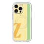 スリムプロテクションプレミアムケース with MagSafe［ オリジナル - initial color line - Z yellow ］