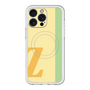 スリムプロテクションプレミアムケース with MagSafe［ オリジナル - initial color line - Z yellow ］