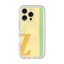 スリムプロテクションプレミアムケース with MagSafe［ オリジナル - initial color line - Z yellow ］