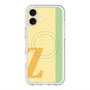 スリムプロテクションプレミアムケース with MagSafe［ オリジナル - initial color line - Z yellow ］