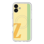 スリムプロテクションプレミアムケース with MagSafe［ オリジナル - initial color line - Z yellow ］