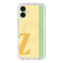 スリムプロテクションプレミアムケース with MagSafe［ オリジナル - initial color line - Z yellow ］