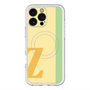 スリムプロテクションプレミアムケース with MagSafe［ オリジナル - initial color line - Z yellow ］