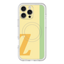 スリムプロテクションプレミアムケース with MagSafe［ オリジナル - initial color line - Z yellow ］