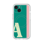 スリムプロテクションプレミアムケース with MagSafe［ オリジナル - initial color line - A green ］