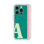 スリムプロテクションプレミアムケース with MagSafe［ オリジナル - initial color line - A green ］