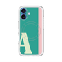 スリムプロテクションプレミアムケース with MagSafe［ オリジナル - initial color line - A green ］