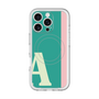 スリムプロテクションプレミアムケース with MagSafe［ オリジナル - initial color line - A green ］