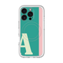 スリムプロテクションプレミアムケース with MagSafe［ オリジナル - initial color line - A green ］