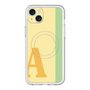 スリムプロテクションプレミアムケース with MagSafe［ オリジナル - initial color line - A yellow ］