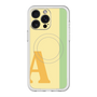 スリムプロテクションプレミアムケース with MagSafe［ オリジナル - initial color line - A yellow ］