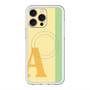 スリムプロテクションプレミアムケース with MagSafe［ オリジナル - initial color line - A yellow ］