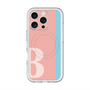 スリムプロテクションプレミアムケース with MagSafe［ オリジナル - initial color line - B pink ］