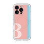 スリムプロテクションプレミアムケース with MagSafe［ オリジナル - initial color line - B pink ］