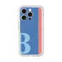 スリムプロテクションプレミアムケース with MagSafe［ オリジナル - initial color line - B blue ］