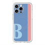 スリムプロテクションプレミアムケース with MagSafe［ オリジナル - initial color line - B blue ］