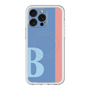 スリムプロテクションプレミアムケース with MagSafe［ オリジナル - initial color line - B blue ］