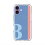 スリムプロテクションプレミアムケース with MagSafe［ オリジナル - initial color line - B blue ］