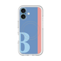 スリムプロテクションプレミアムケース with MagSafe［ オリジナル - initial color line - B blue ］