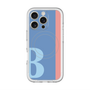 スリムプロテクションプレミアムケース with MagSafe［ オリジナル - initial color line - B blue ］