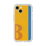 スリムプロテクションプレミアムケース with MagSafe［ オリジナル - initial color line - B orange ］