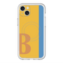 スリムプロテクションプレミアムケース with MagSafe［ オリジナル - initial color line - B orange ］