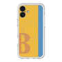 スリムプロテクションプレミアムケース with MagSafe［ オリジナル - initial color line - B orange ］