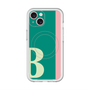 スリムプロテクションプレミアムケース with MagSafe［ オリジナル - initial color line - B green ］
