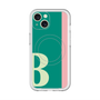 スリムプロテクションプレミアムケース with MagSafe［ オリジナル - initial color line - B green ］