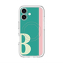 スリムプロテクションプレミアムケース with MagSafe［ オリジナル - initial color line - B green ］