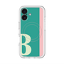 スリムプロテクションプレミアムケース with MagSafe［ オリジナル - initial color line - B green ］