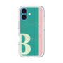 スリムプロテクションプレミアムケース with MagSafe［ オリジナル - initial color line - B green ］