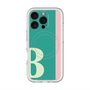 スリムプロテクションプレミアムケース with MagSafe［ オリジナル - initial color line - B green ］