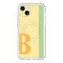 スリムプロテクションプレミアムケース with MagSafe［ オリジナル - initial color line - B yellow ］