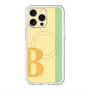 スリムプロテクションプレミアムケース with MagSafe［ オリジナル - initial color line - B yellow ］