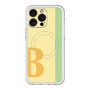 スリムプロテクションプレミアムケース with MagSafe［ オリジナル - initial color line - B yellow ］