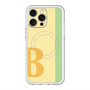 スリムプロテクションプレミアムケース with MagSafe［ オリジナル - initial color line - B yellow ］