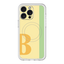 スリムプロテクションプレミアムケース with MagSafe［ オリジナル - initial color line - B yellow ］