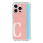 スリムプロテクションプレミアムケース with MagSafe［ オリジナル - initial color line - C pink ］