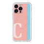 スリムプロテクションプレミアムケース with MagSafe［ オリジナル - initial color line - C pink ］