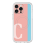 スリムプロテクションプレミアムケース with MagSafe［ オリジナル - initial color line - C pink ］
