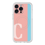 スリムプロテクションプレミアムケース with MagSafe［ オリジナル - initial color line - C pink ］